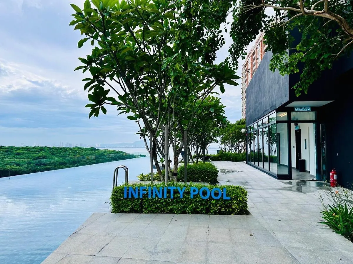 شقة Peaceful Abode Familystay 3 Bedroom 10 Pax جورج تاون